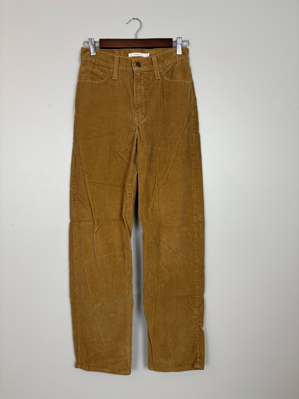 Levis Pants Womens 24 Brown '94 Baggy Mid Rise Corduroy 100% Cotton